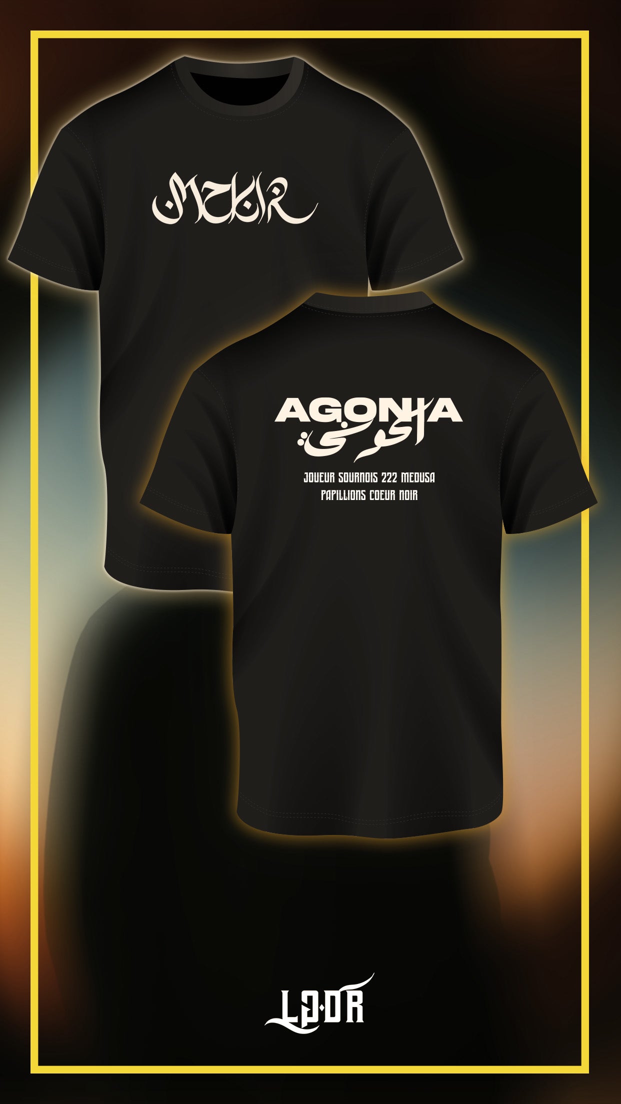 T-SHIRT "AGONIA" BY M2KLR