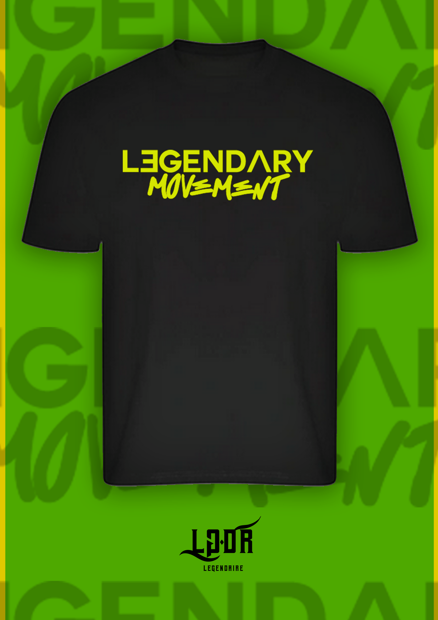 T-shirt noir "Legendary Movement"