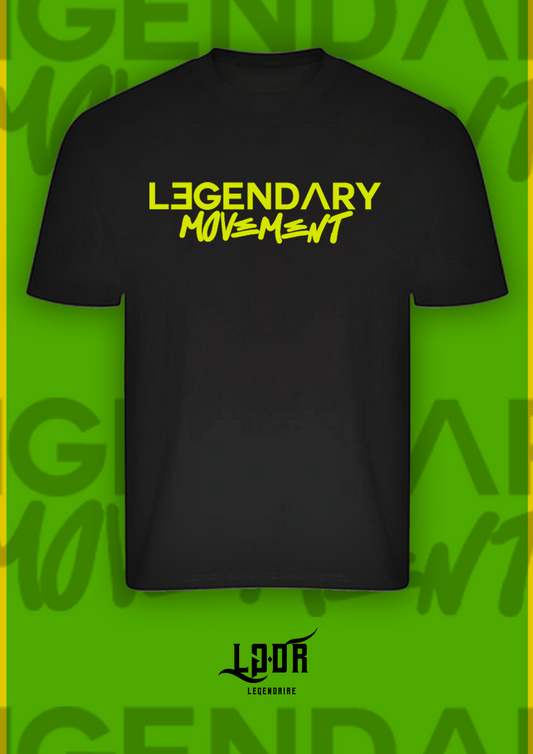 T-shirt noir "Legendary Movement"