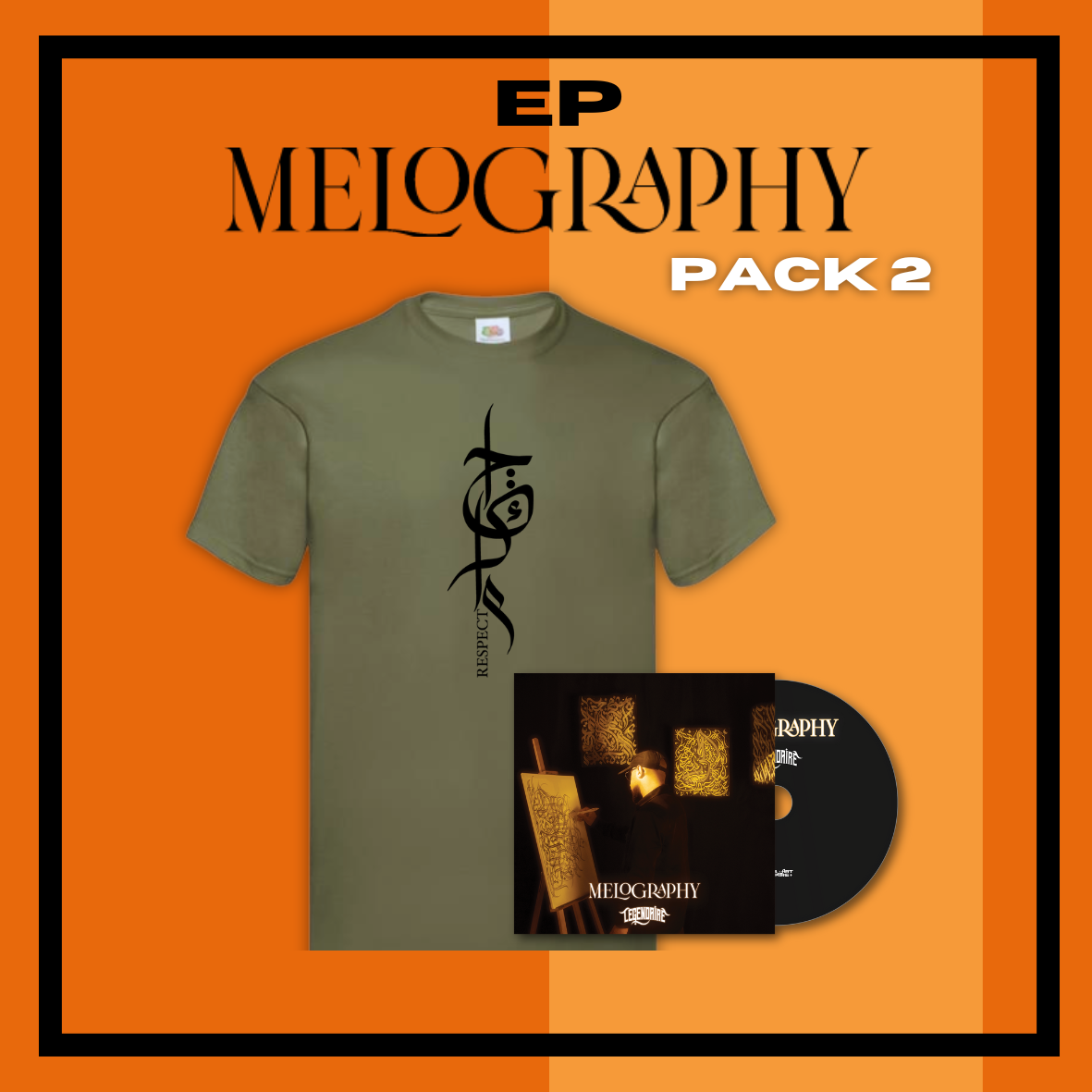 PACK 2 EP "MELOGRAPHY" CD+T-SHIRT